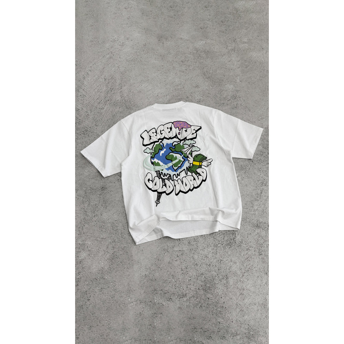 LEGENDE PARIS COLD WORLD T-SHIRT WHITE