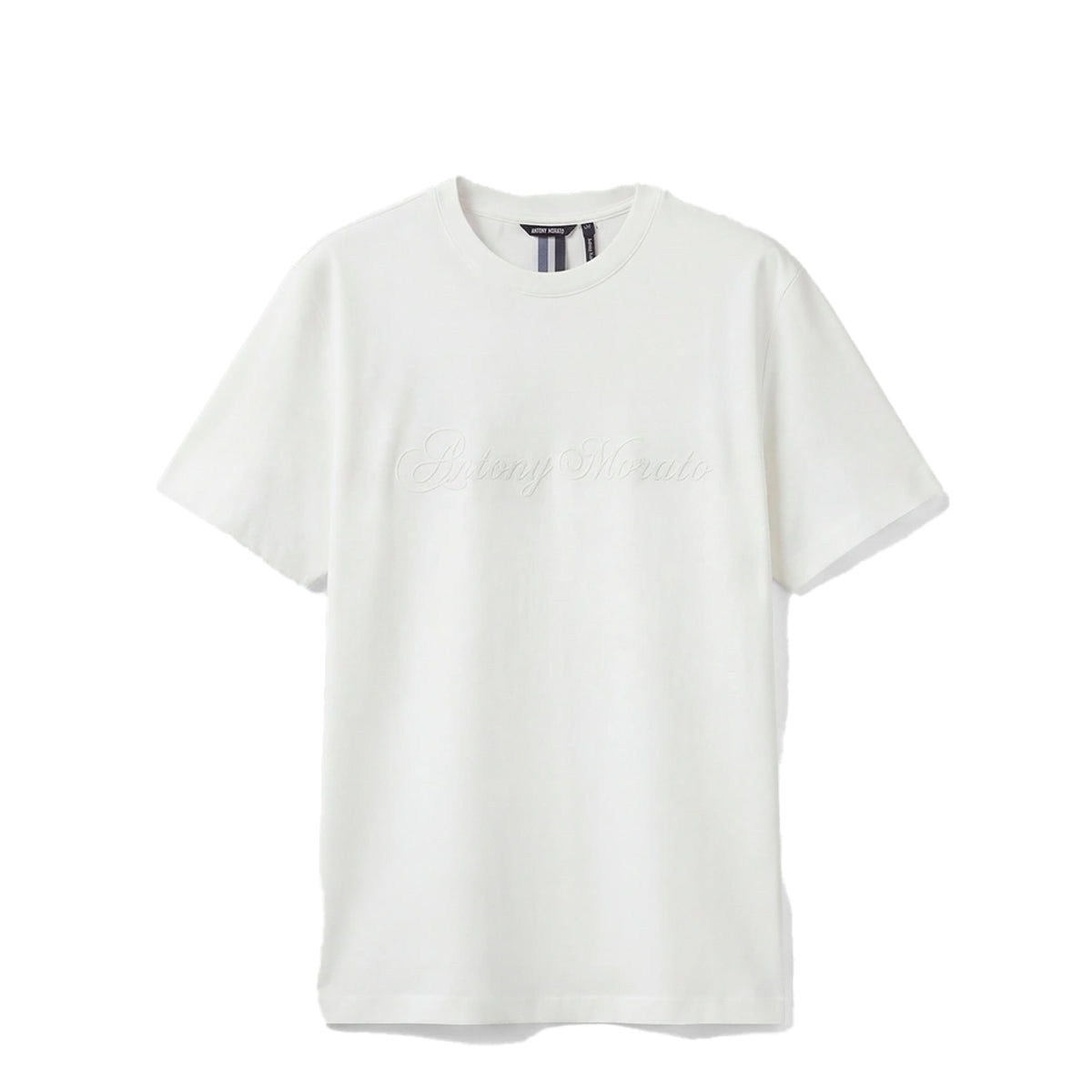 ANTONY MORATO SCRIPT LOGO  T-SHIRT CREAM MMKS02634
