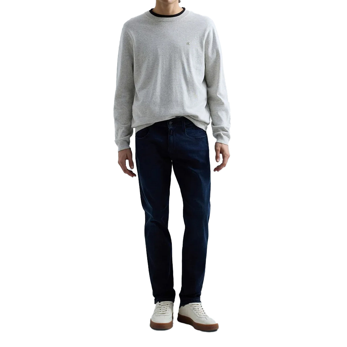 REPLAY ANBASS POWER STRETCH BLUE JEANS M914 41A C38 007