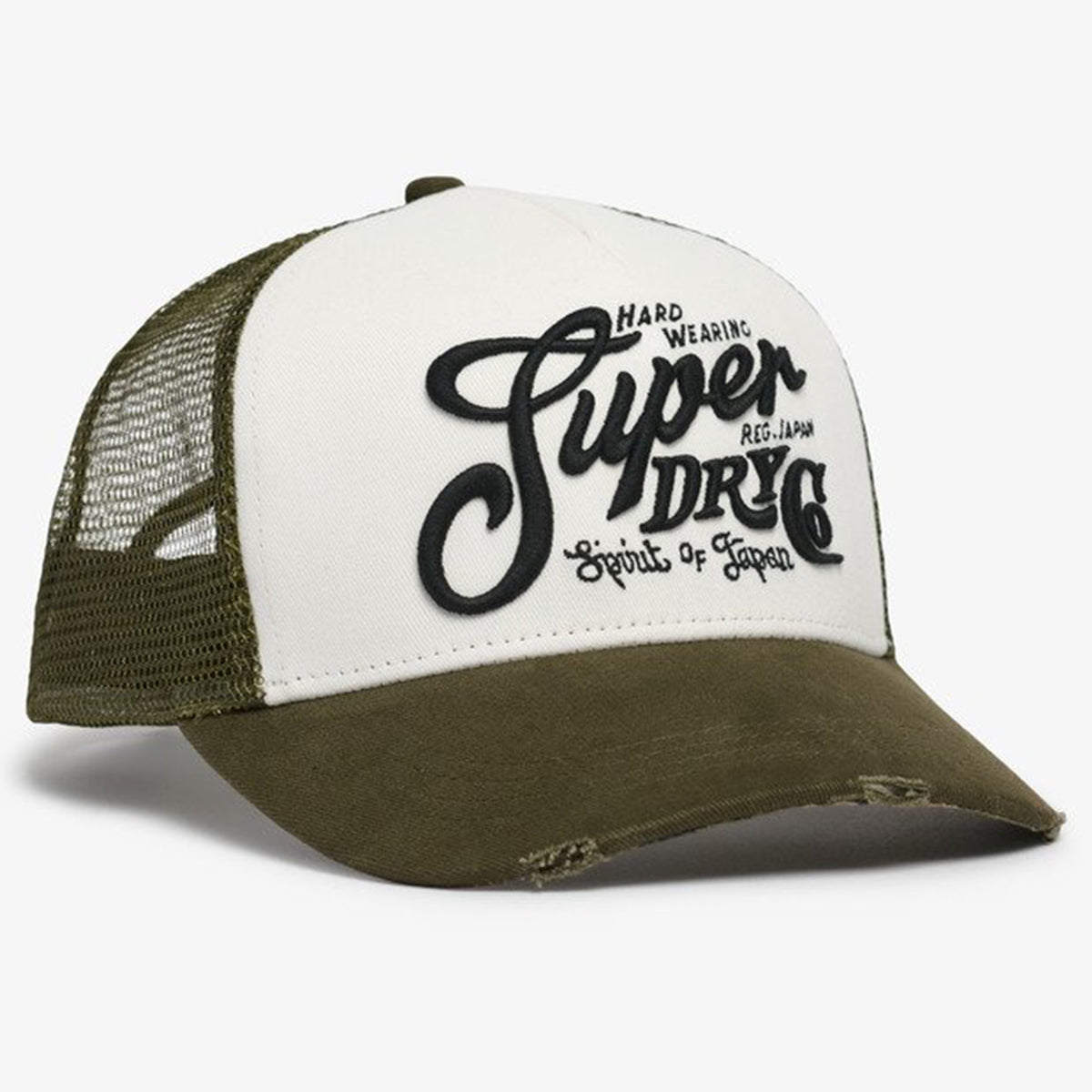 SUPERDRY MESH TRUCKER CAP KHAKI/ECRU KFG