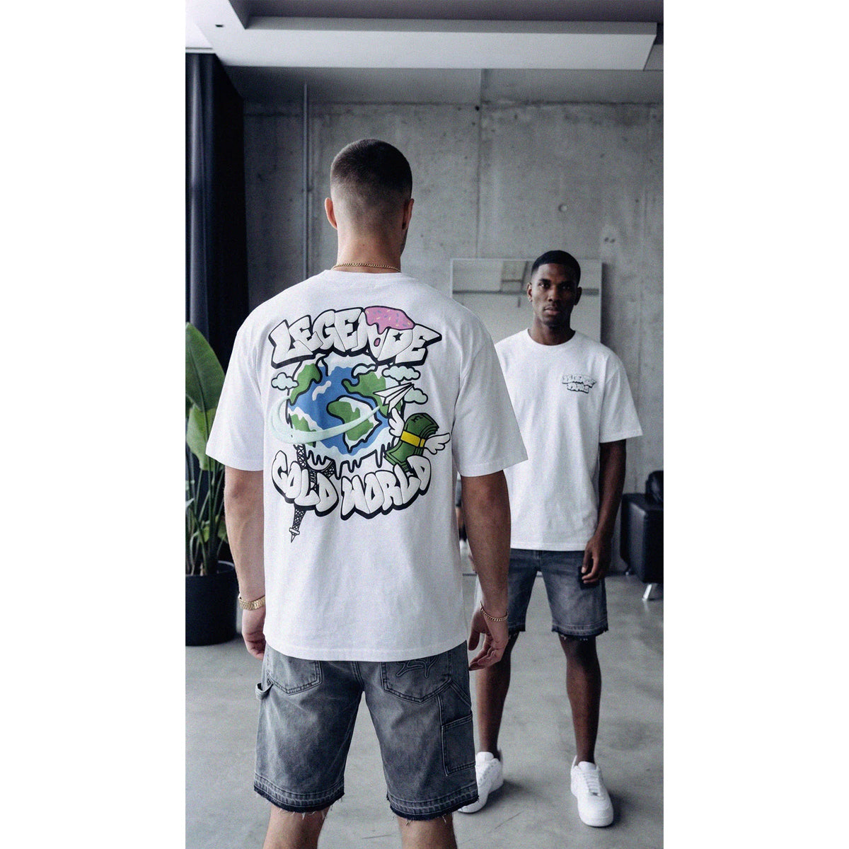 LEGENDE PARIS COLD WORLD T-SHIRT WHITE