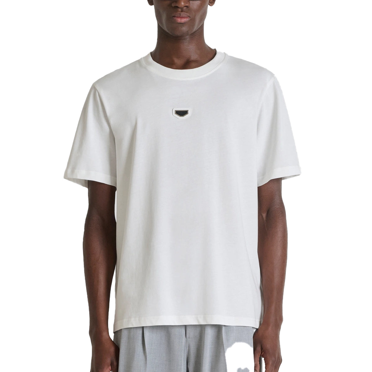 ANTONY MORATO JERSEY BADGE T-SHIRT CREAM MMKS02612