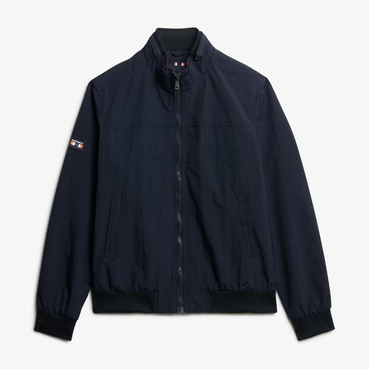 SUPERDRY NYLON HERRINGTON ECLIPSE NAVY JACKET