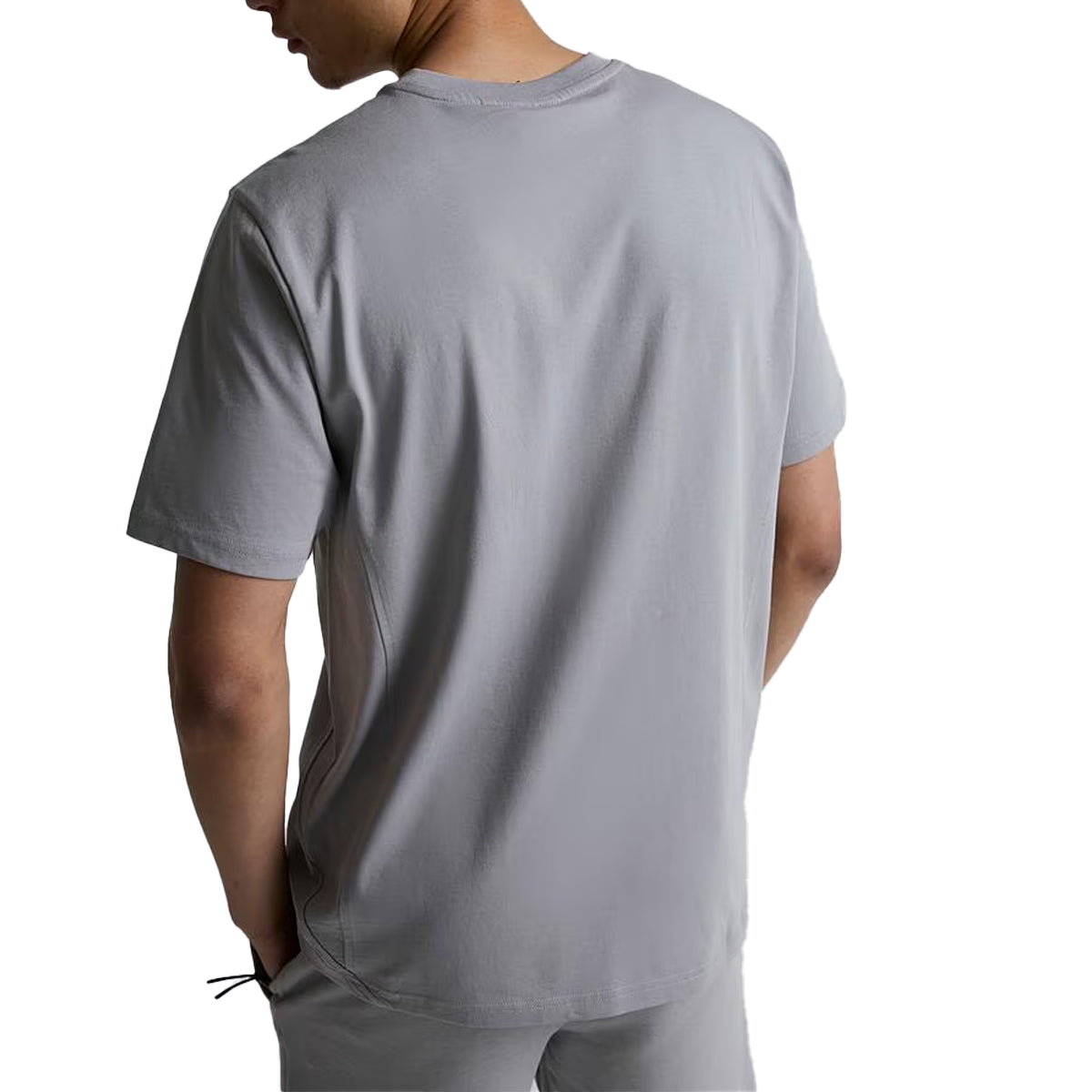 ALESSANDRO ZAVETTI CENERELLO BADGE T-SHIRT CLOUD GREY