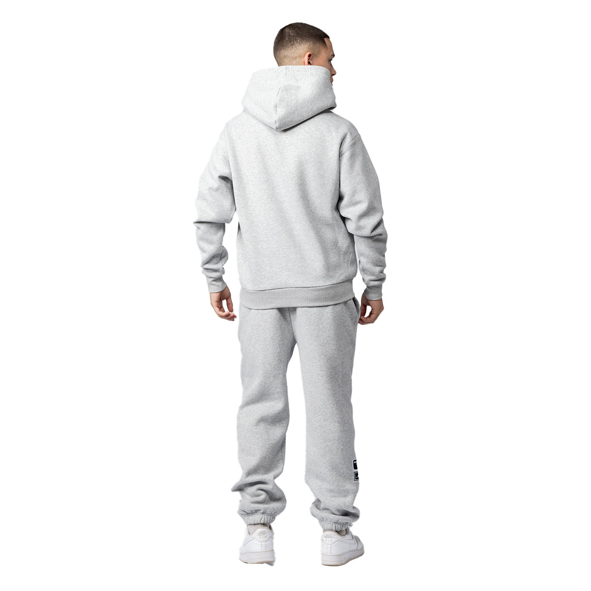 MERCIER MONO BADGE GREY MARL JOGGERS