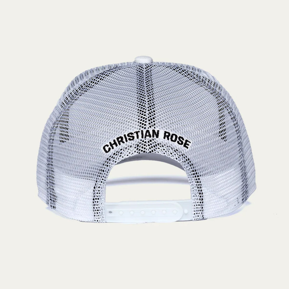 CHRISTIAN ROSE R TWO TONE WHITE