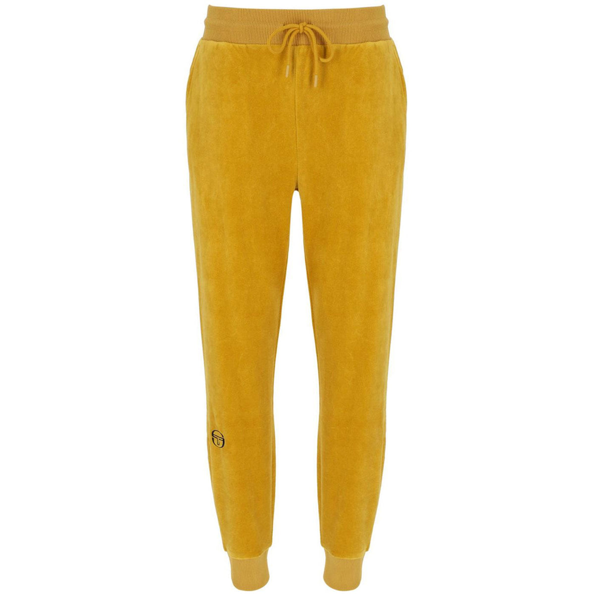 COURT VELOUR ARROWWOOD YELLOW BOTTOMS JOGGERS