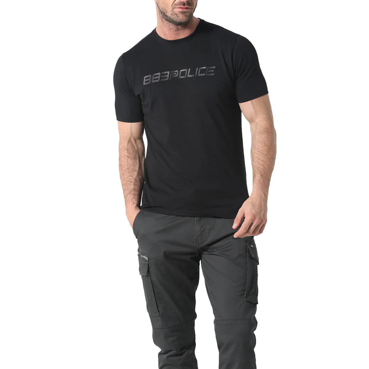 883 POLICE TRULLA T-SHIRT BLACK