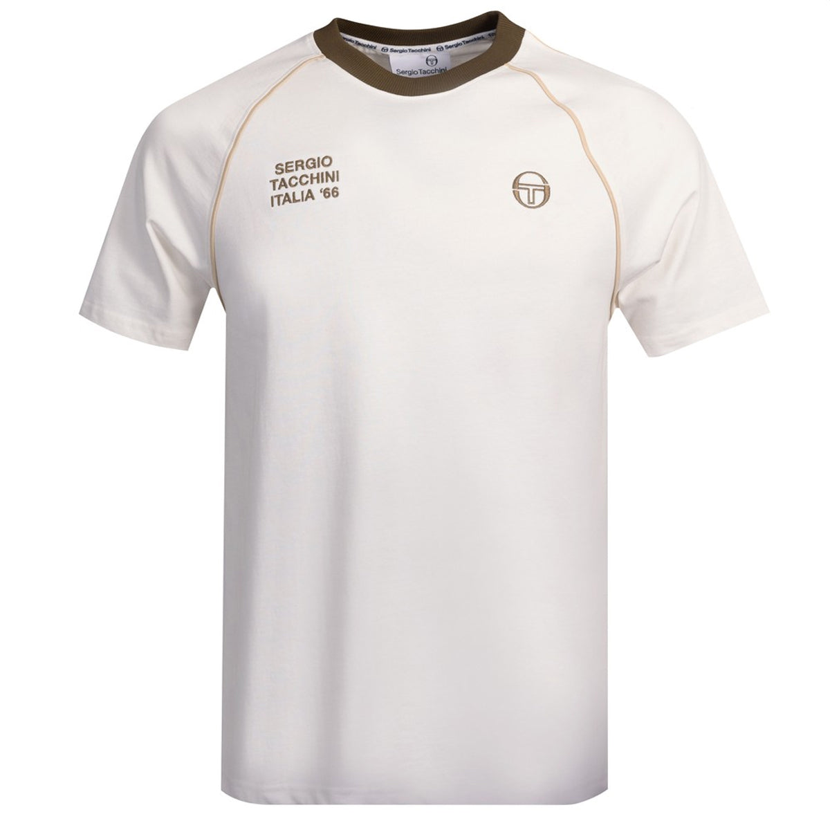 SERGIO TACCHINI GHIBLI DAVIS T-SHIRT GARDENIA/OLIVE