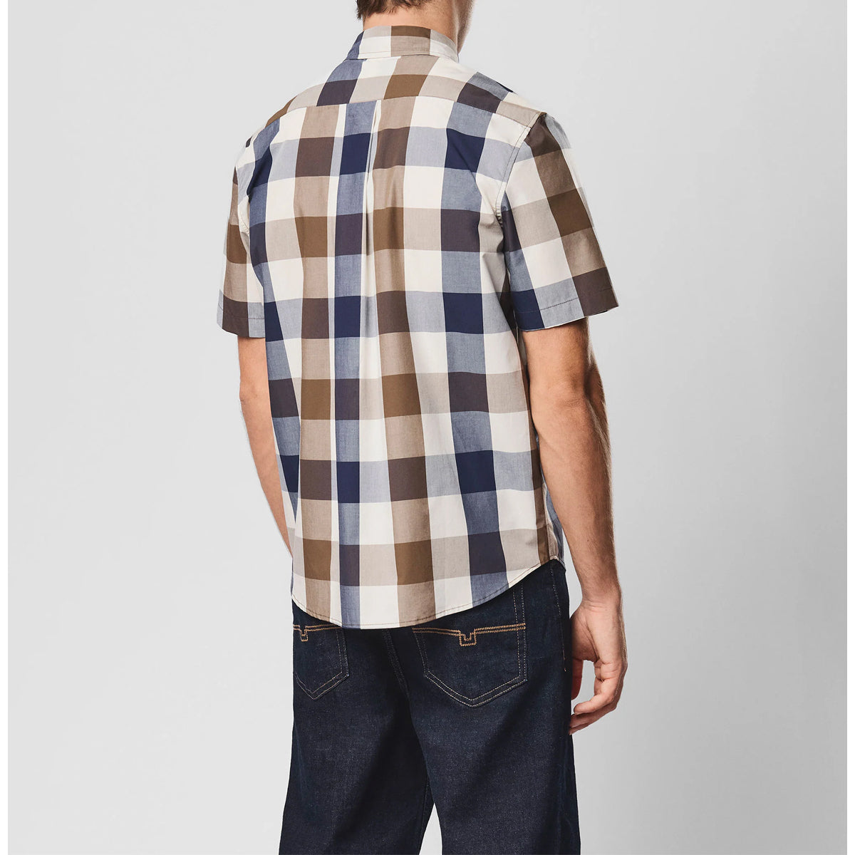 WEEKEND OFFENDER JOYCE LARGE HOUSE CHECK S/S SHIRT