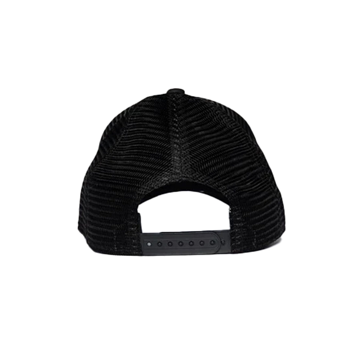 CHRISTIAN ROSE PRIVATE PLATE TRUCKER CAP – STONE BLACK/WHITE