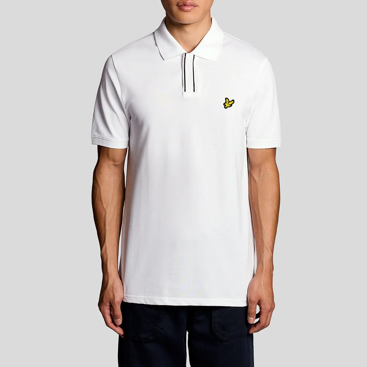 LYLE & SCOTT PLACKET TIPPED POLO SHIRT SP2409V  WHITE