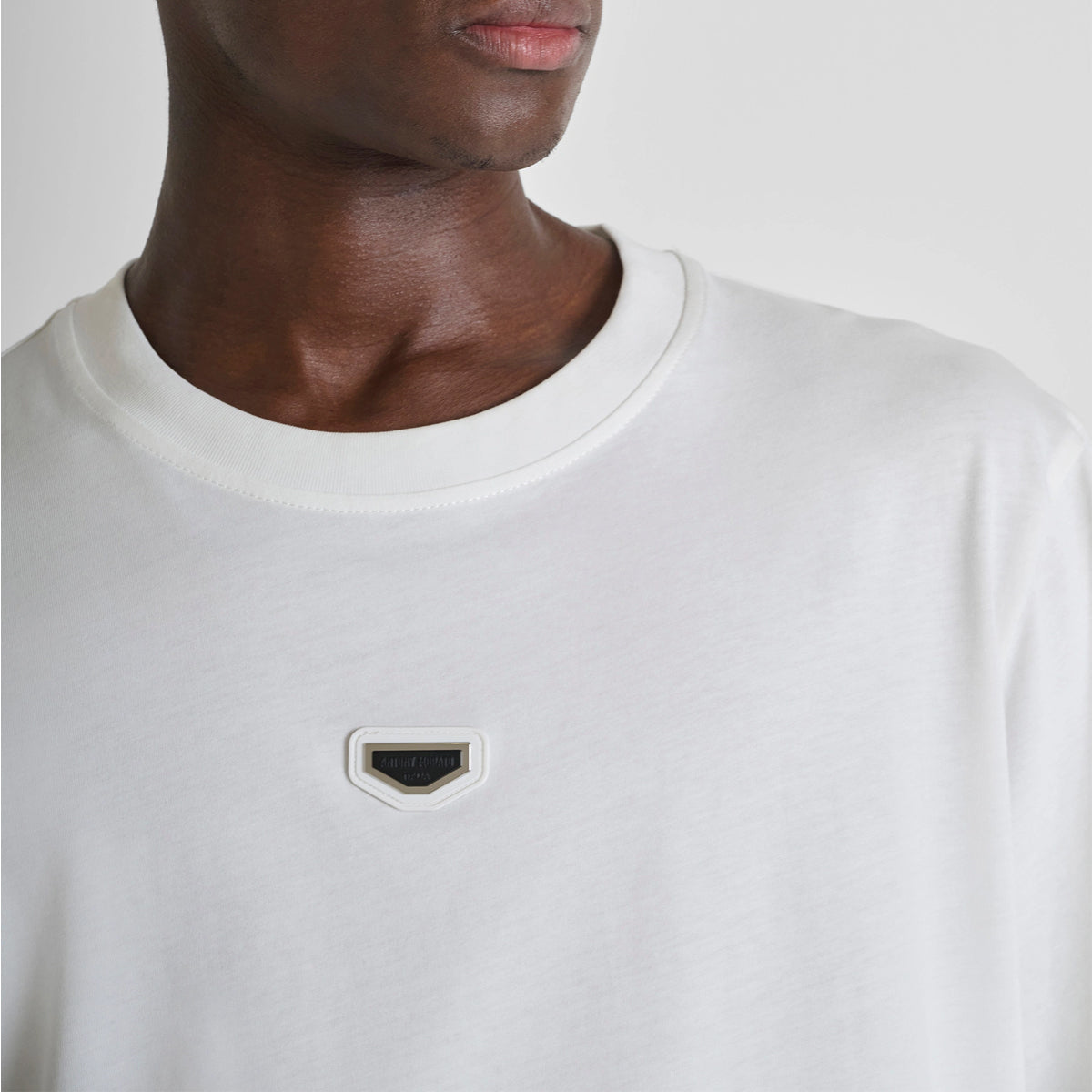 ANTONY MORATO JERSEY BADGE T-SHIRT CREAM MMKS02612