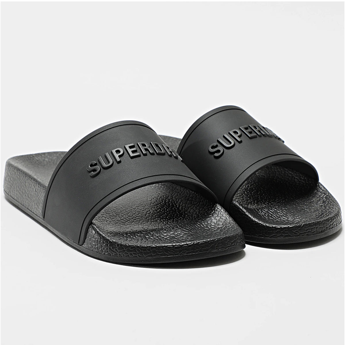 SUPERDRY PREMIUM GRAPHIC POOL SLIDE BLACK 02A MF310292A
