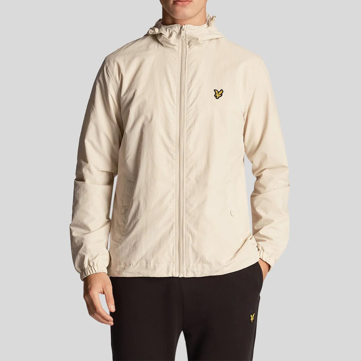 LYLE & SCOTT ZIP THROUGH HOODED JACKET JK464V  COVE