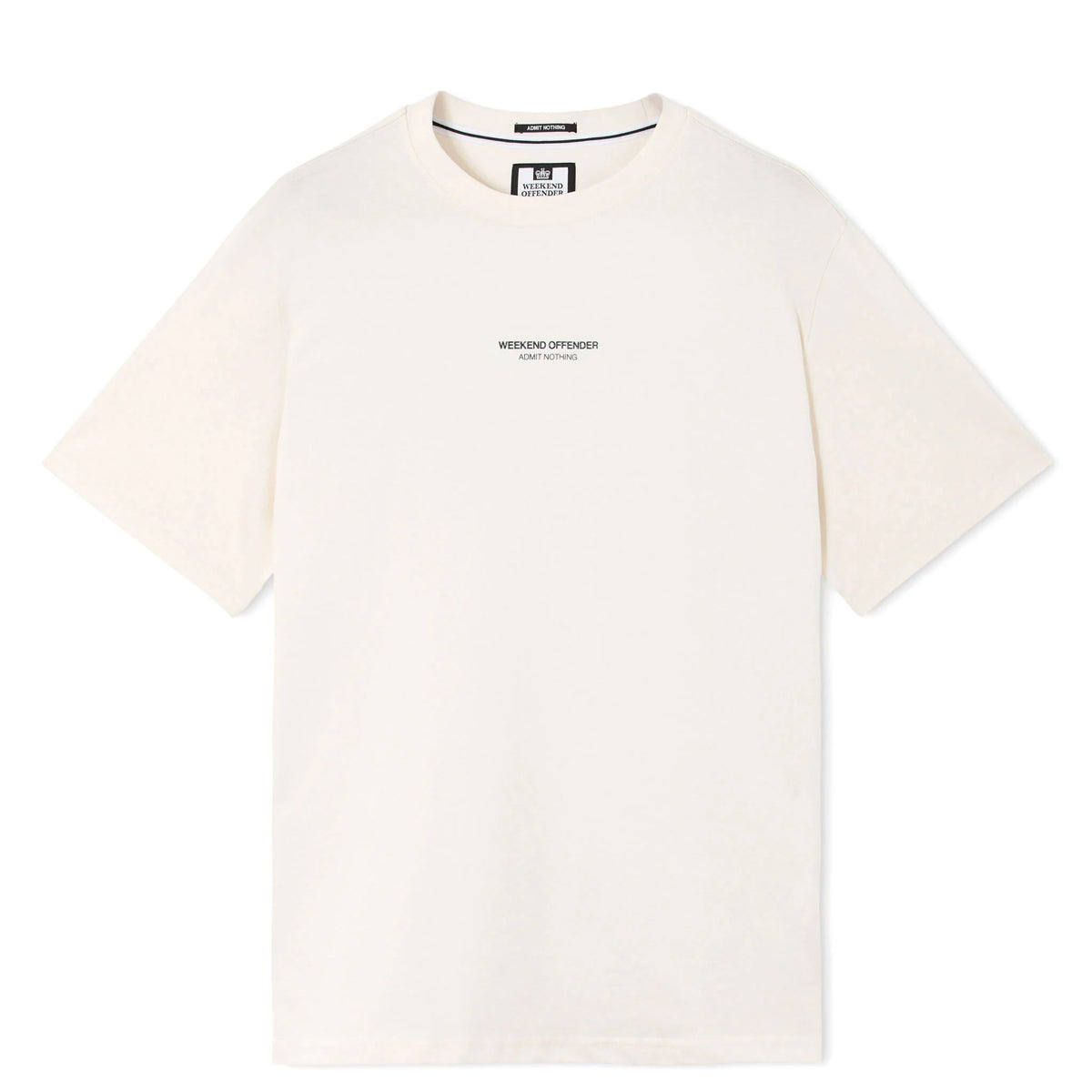 WEEKEND OFFENDER MILLERGROVE T-SHIRT GHOST/BLACK FOREST