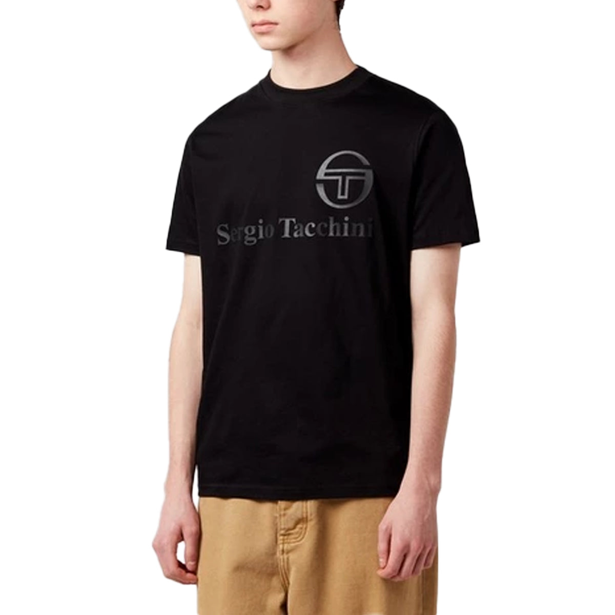 SERGIO TACCHINI LAZIO T-SHIRT BLACK