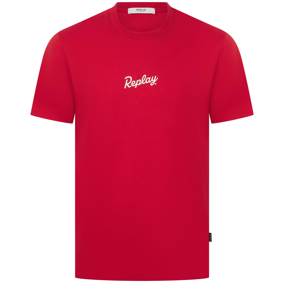 REPLAY FRONT & BACK LOGO RED T-SHIRT M3349