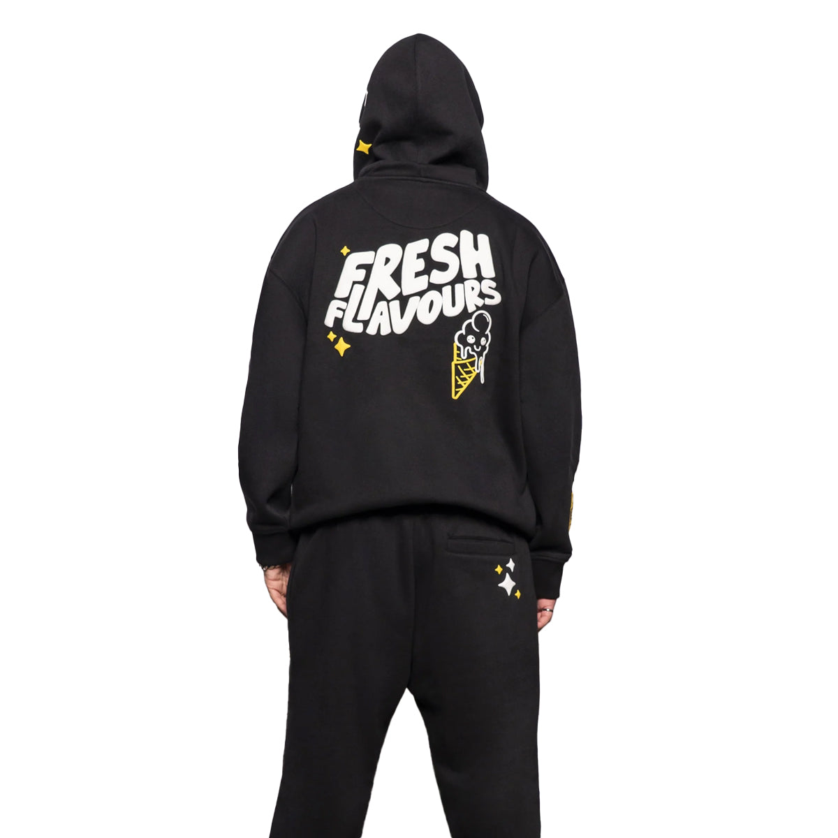 FRESH FLAVOURS BLACK HOODIE