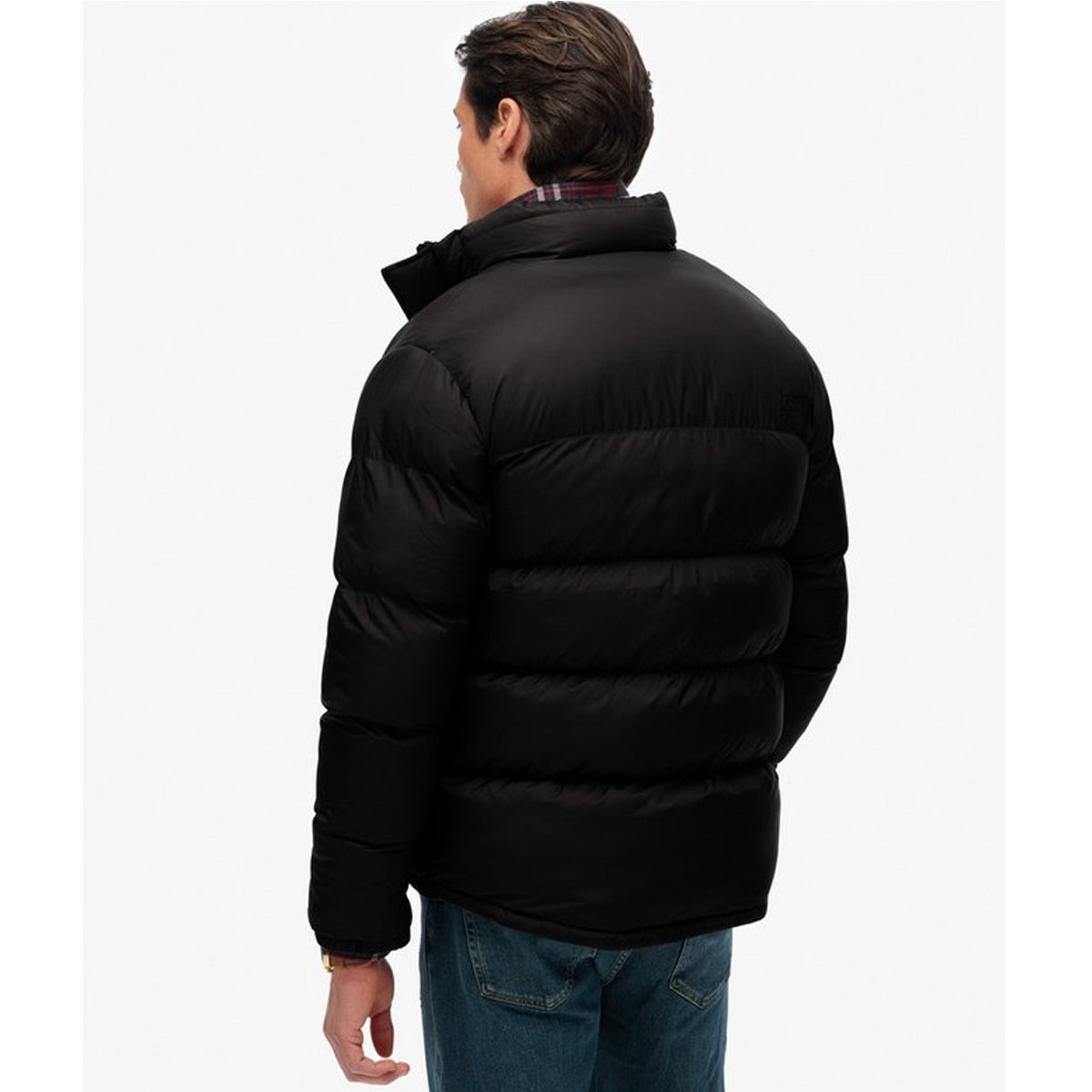 NON HOODED TECH PADDED JACKET BLACK 02A