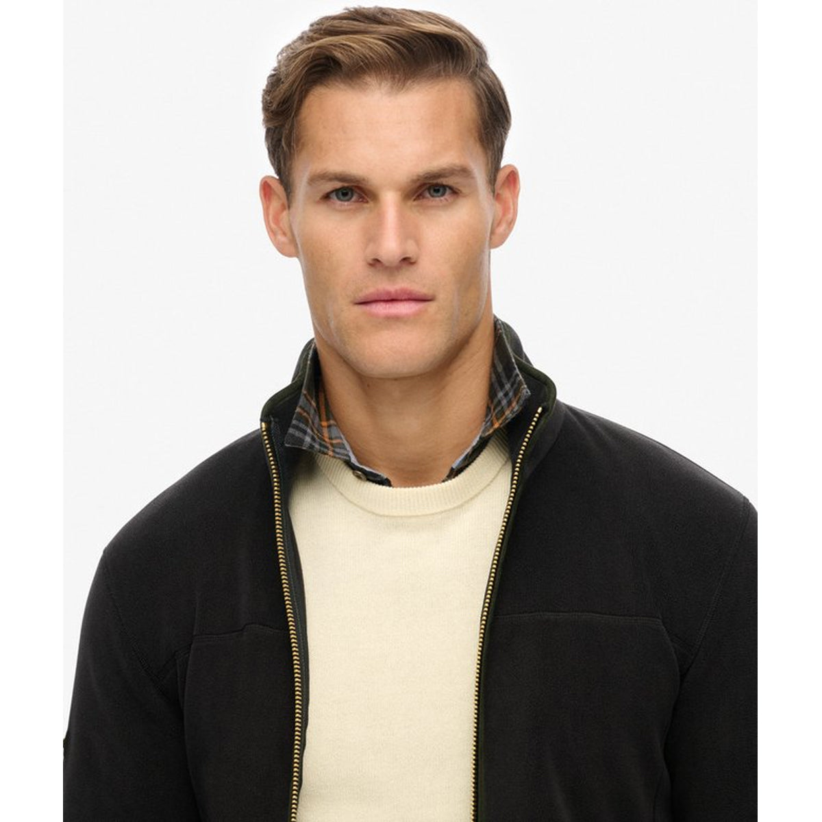 ESTATE FULL ZIP FLEECE BLACK 02A