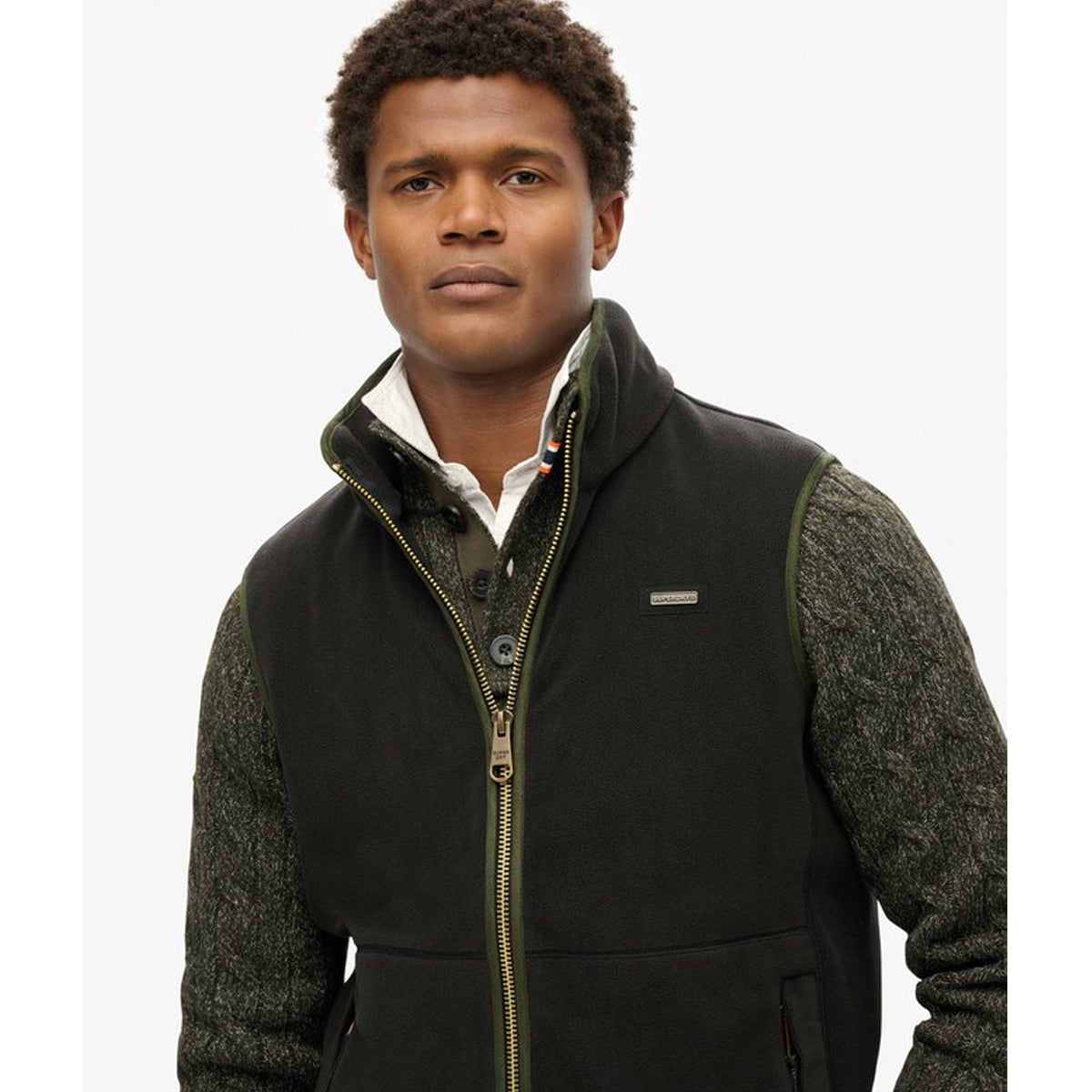 ESTATE FLEECE GILET BLACK 02A