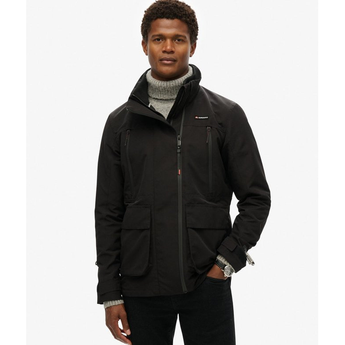 NON HOOD ULTIMATE WINDBREAKER BLACK 02A