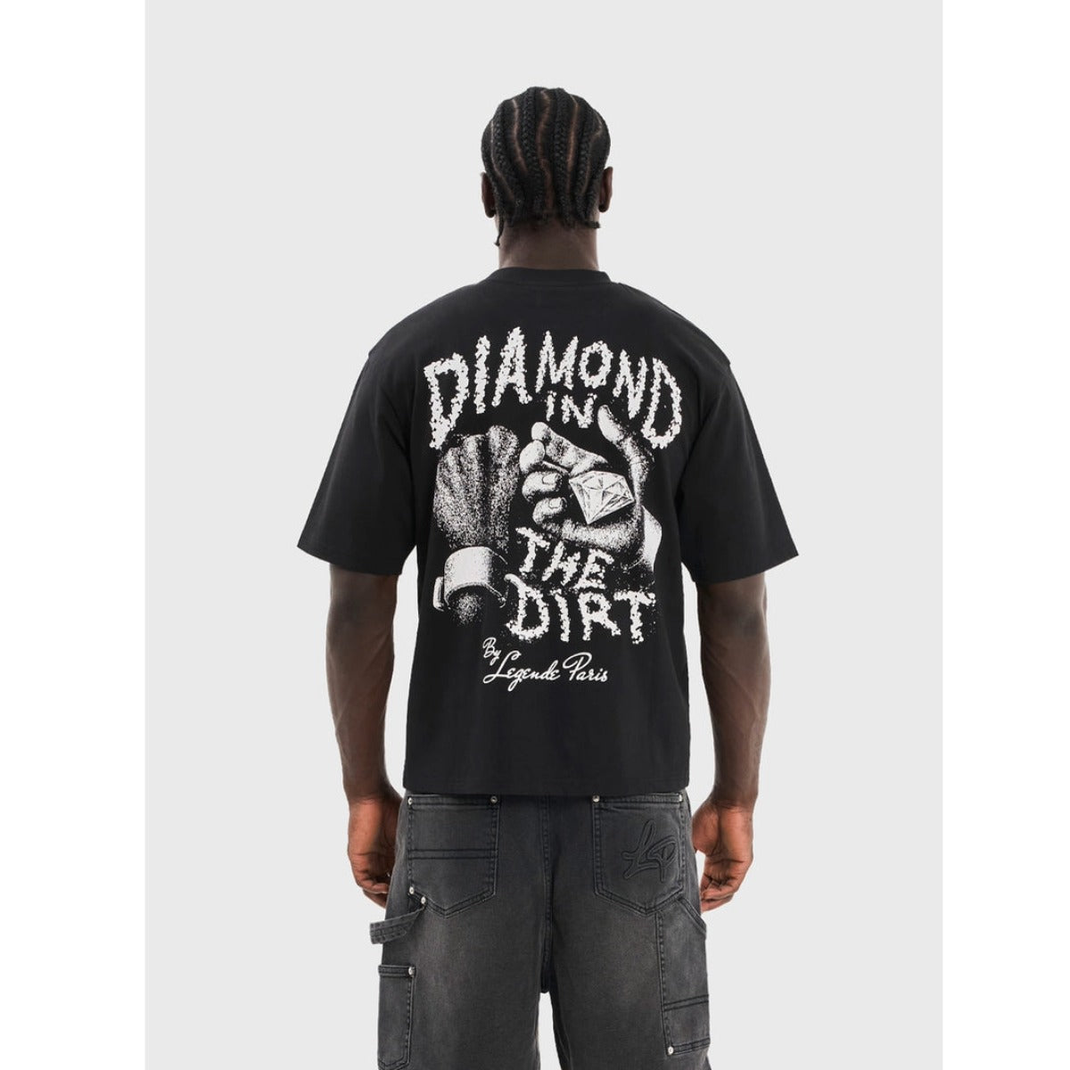 LEGENDE PARIS DIAMOND T-SHIRT BLACK