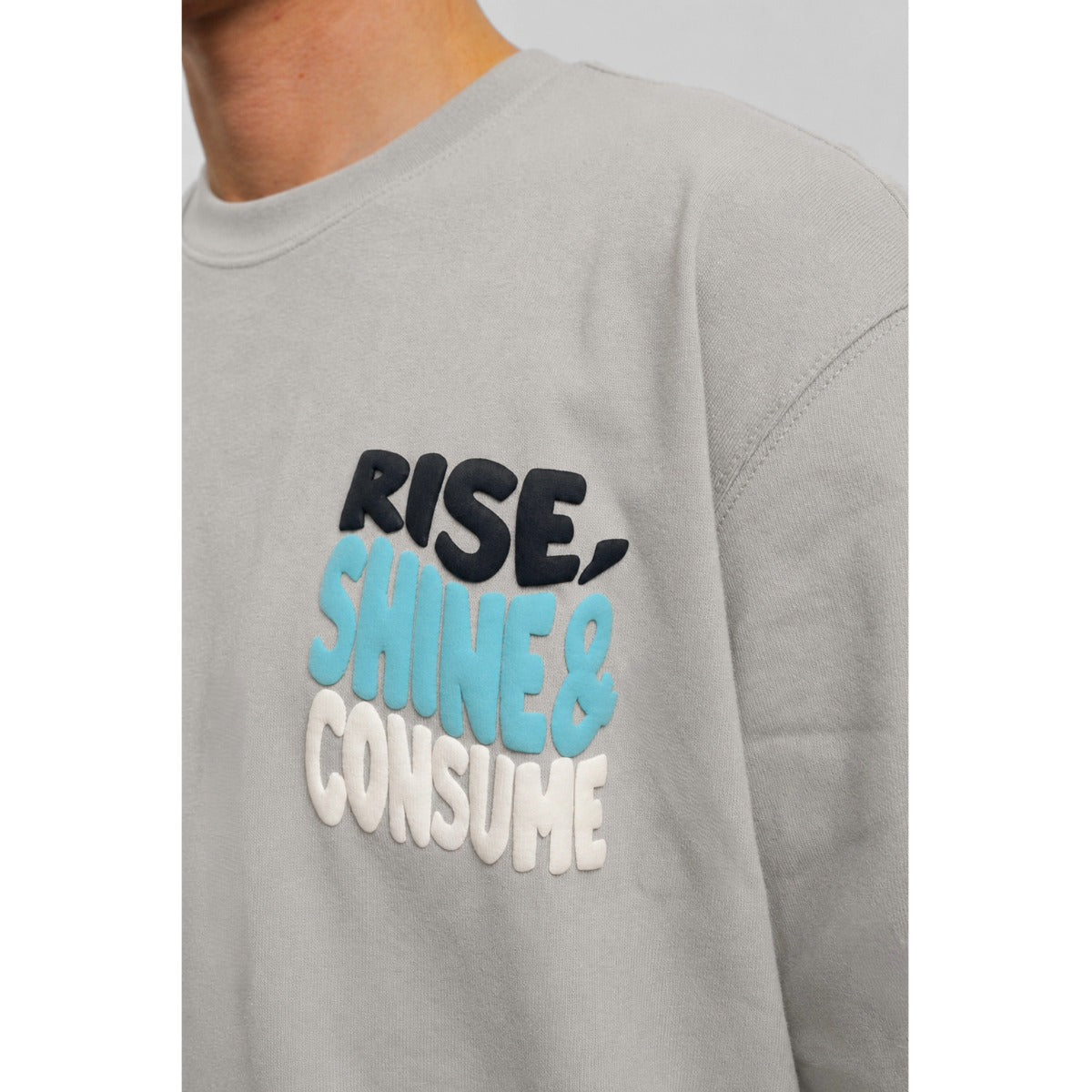 FRESH FLAVOURS RISE T-SHIRT LIGHT GREY