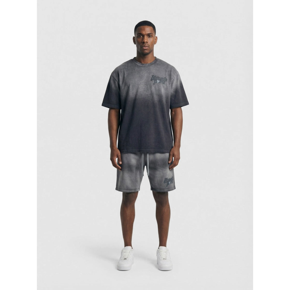 LEGENDE PARIS LND GRADIENT T-SHIRT WASHED CHARCOAL