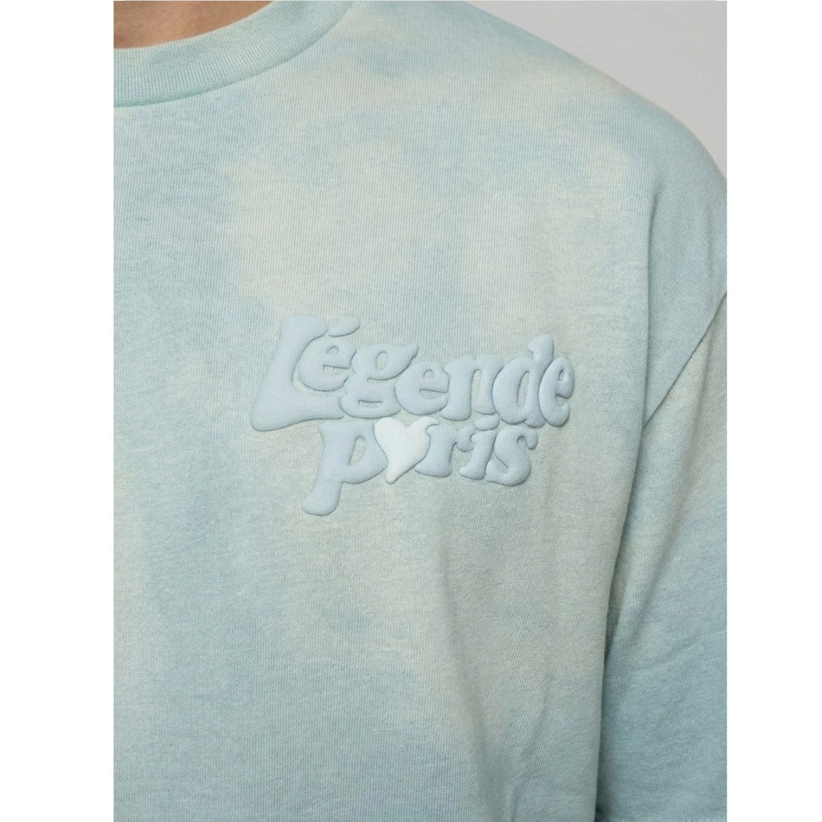 LEGENDE PARIS LND GRADIENT T-SHIRT WASHED SKY BLUE