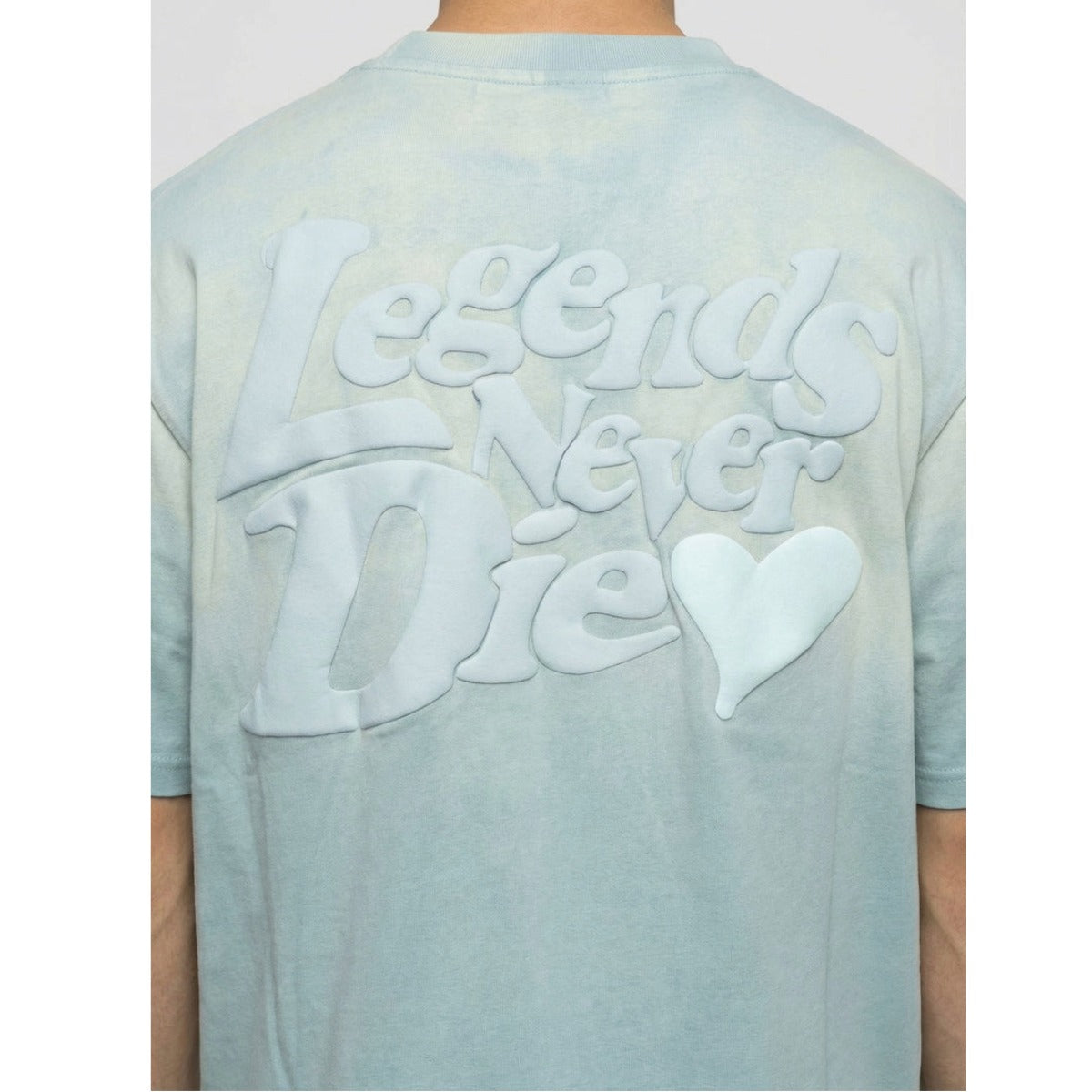 LEGENDE PARIS LND GRADIENT T-SHIRT WASHED SKY BLUE