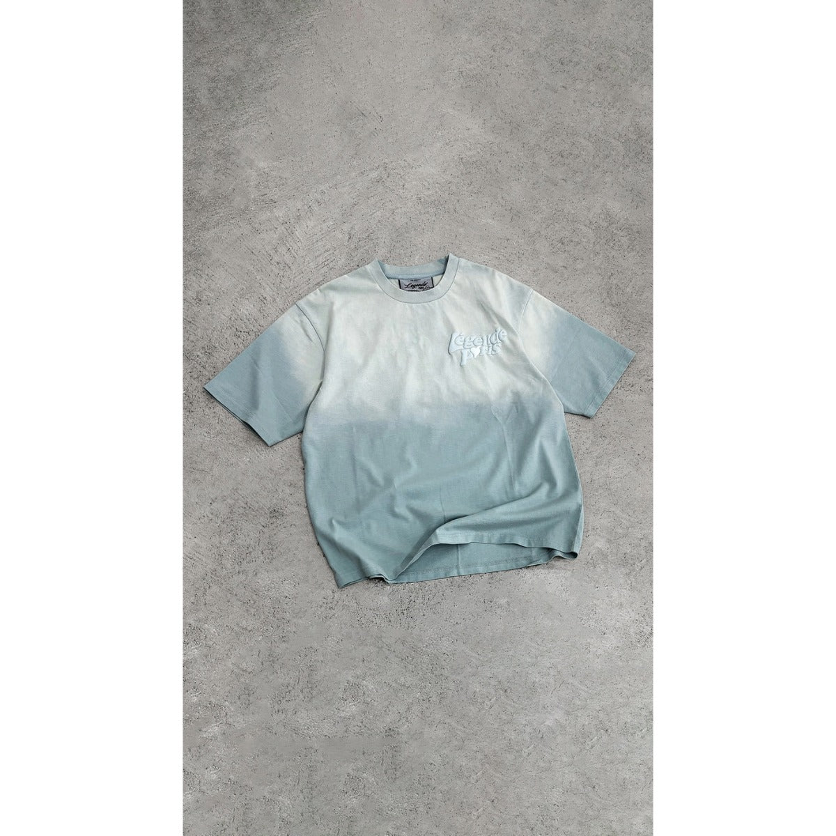 LEGENDE PARIS LND GRADIENT T-SHIRT WASHED SKY BLUE