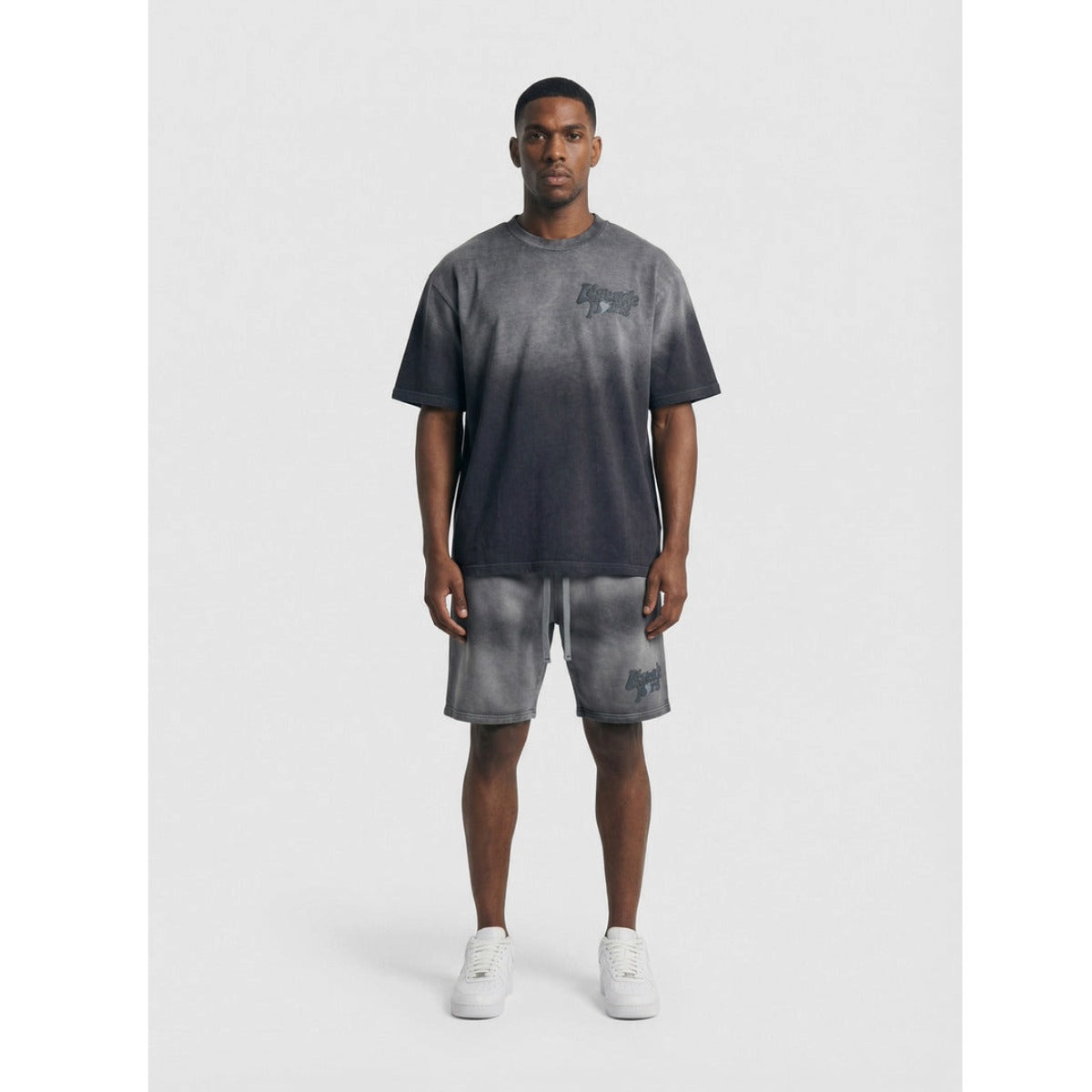 LEGENDE PARIS LND GRADIENT SHORTS WASHED CHARCOAL