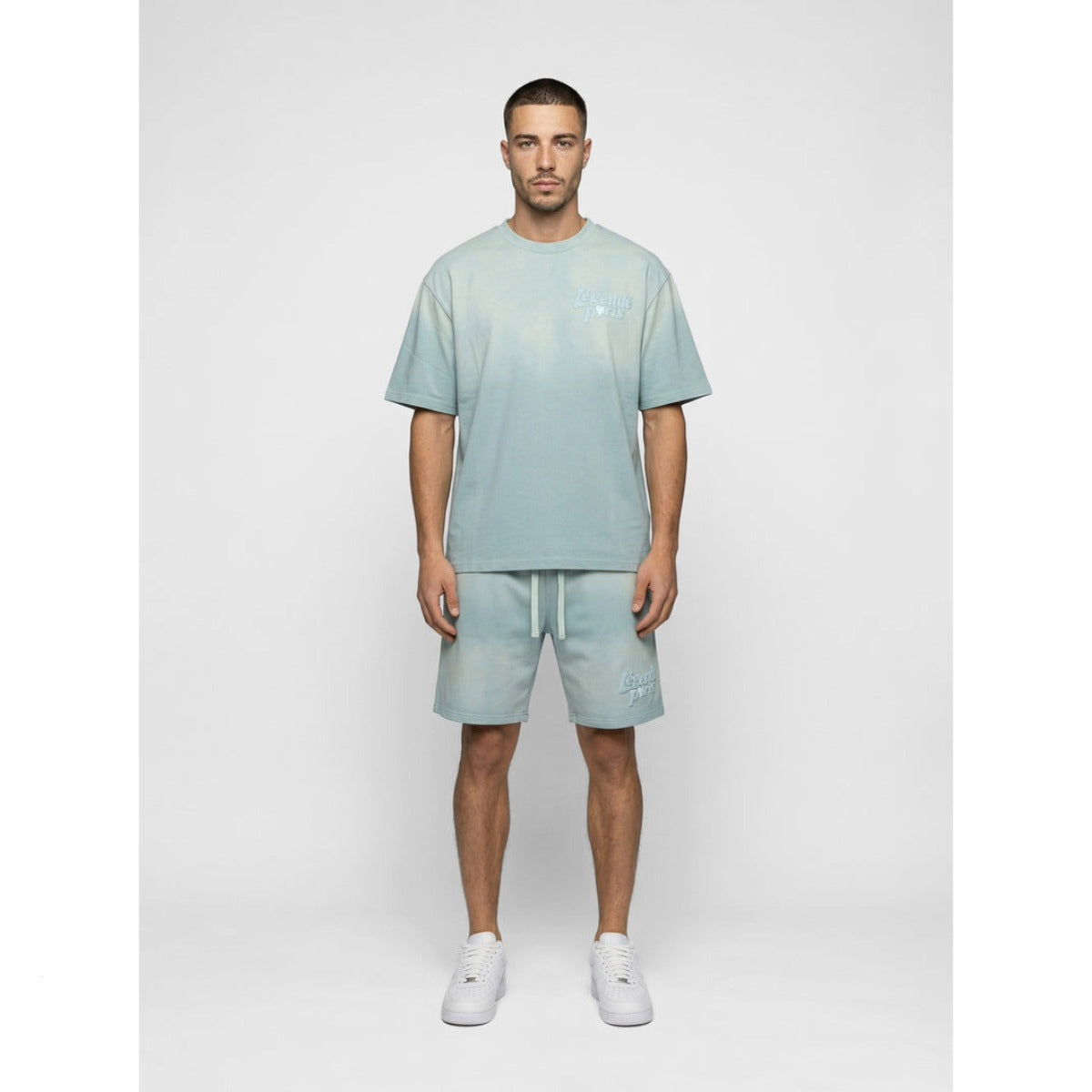 LEGENDE PARIS LND GRADIENT SHORTS WASHED SKY BLUE