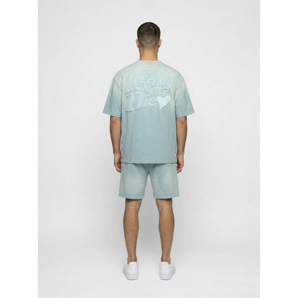 LEGENDE PARIS LND GRADIENT SHORTS WASHED SKY BLUE