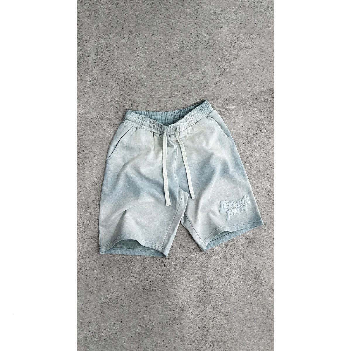 LEGENDE PARIS LND GRADIENT SHORTS WASHED SKY BLUE