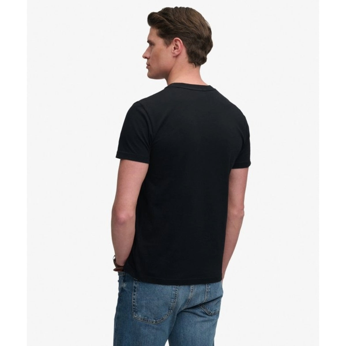 SUPERDRY ESSENTIAL SDCO LOGO EMB T-SHIRT BLACK/GOLD 18A