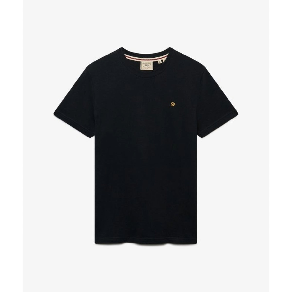 SUPERDRY ESSENTIAL SDCO LOGO EMB T-SHIRT BLACK/GOLD 18A
