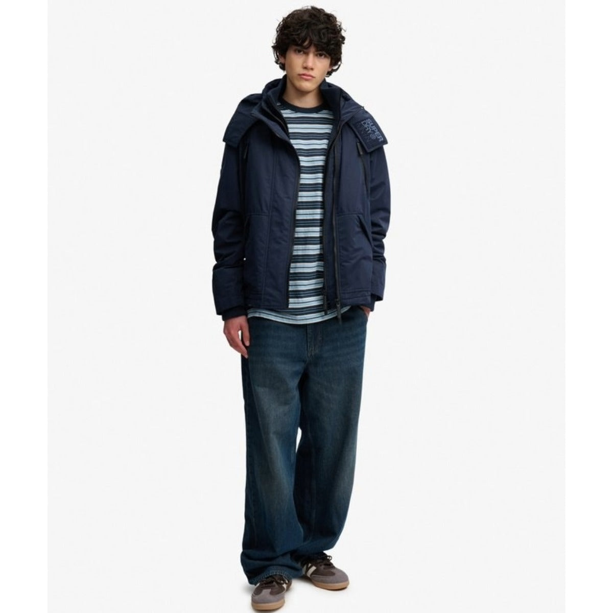SUPERDRY HOODED MF ARCTIC WINDCHEATER DARKEST NAVY 49P