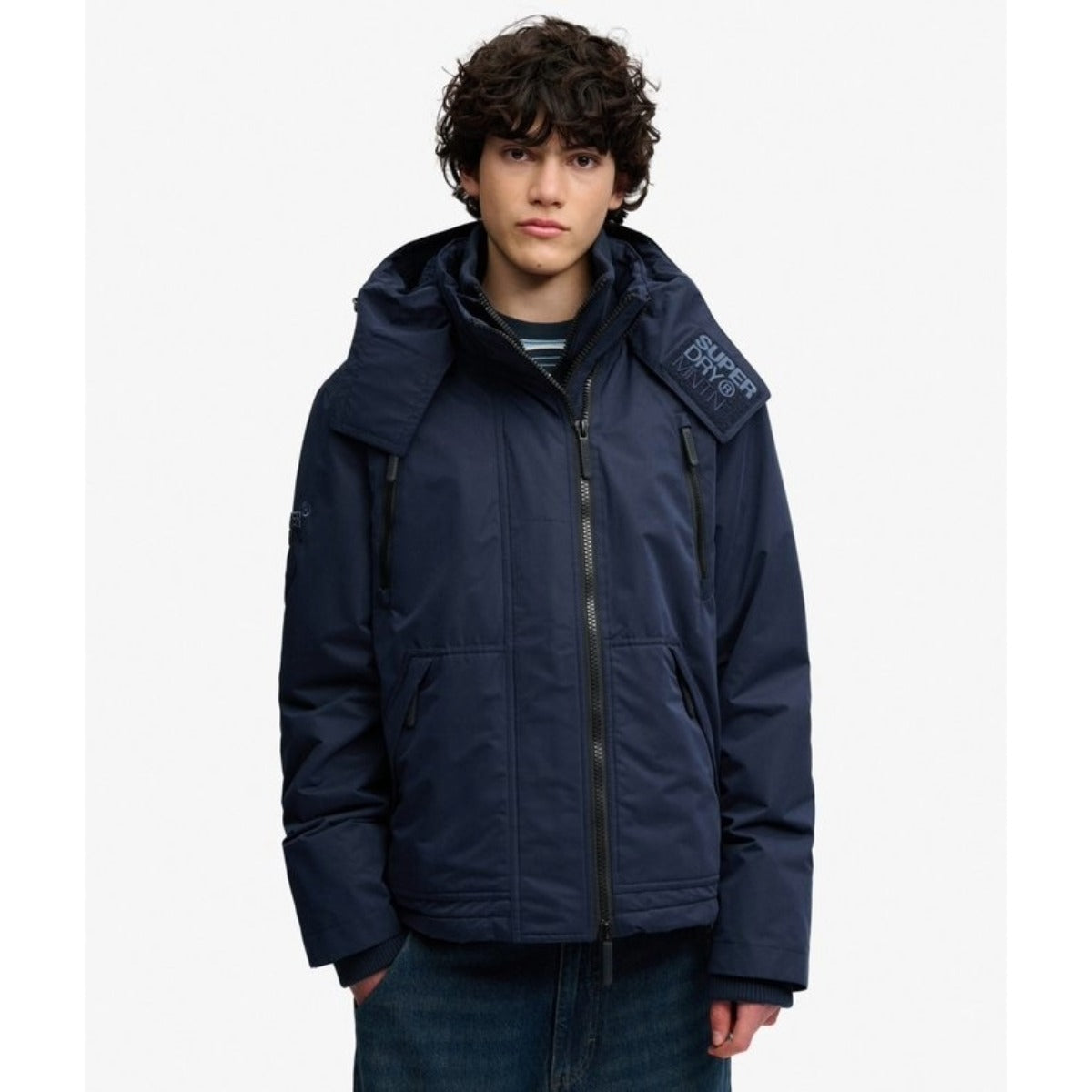 SUPERDRY HOODED MF ARCTIC WINDCHEATER DARKEST NAVY 49P
