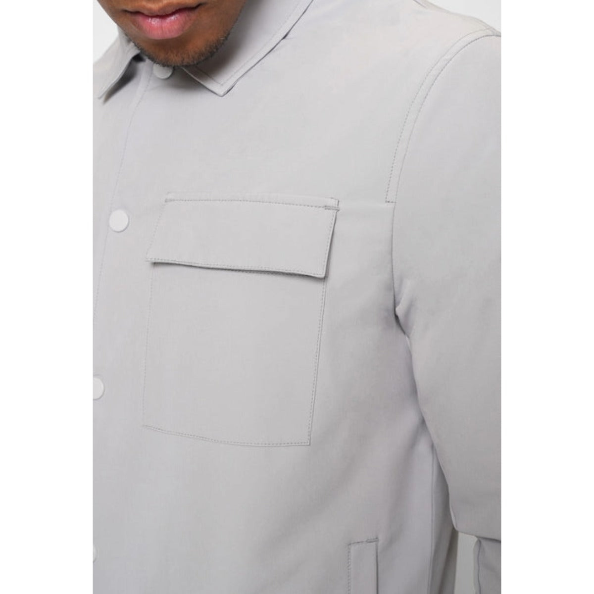 VALERE LUXE OVERSHIRT GREY