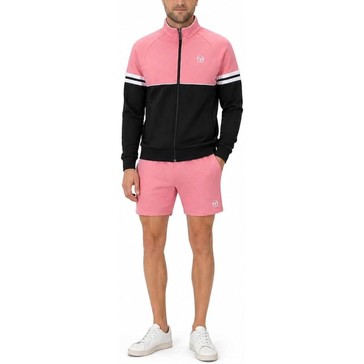 SERGIO TACCHINI ORION SHORTS GERANIUM PINK/WHITE