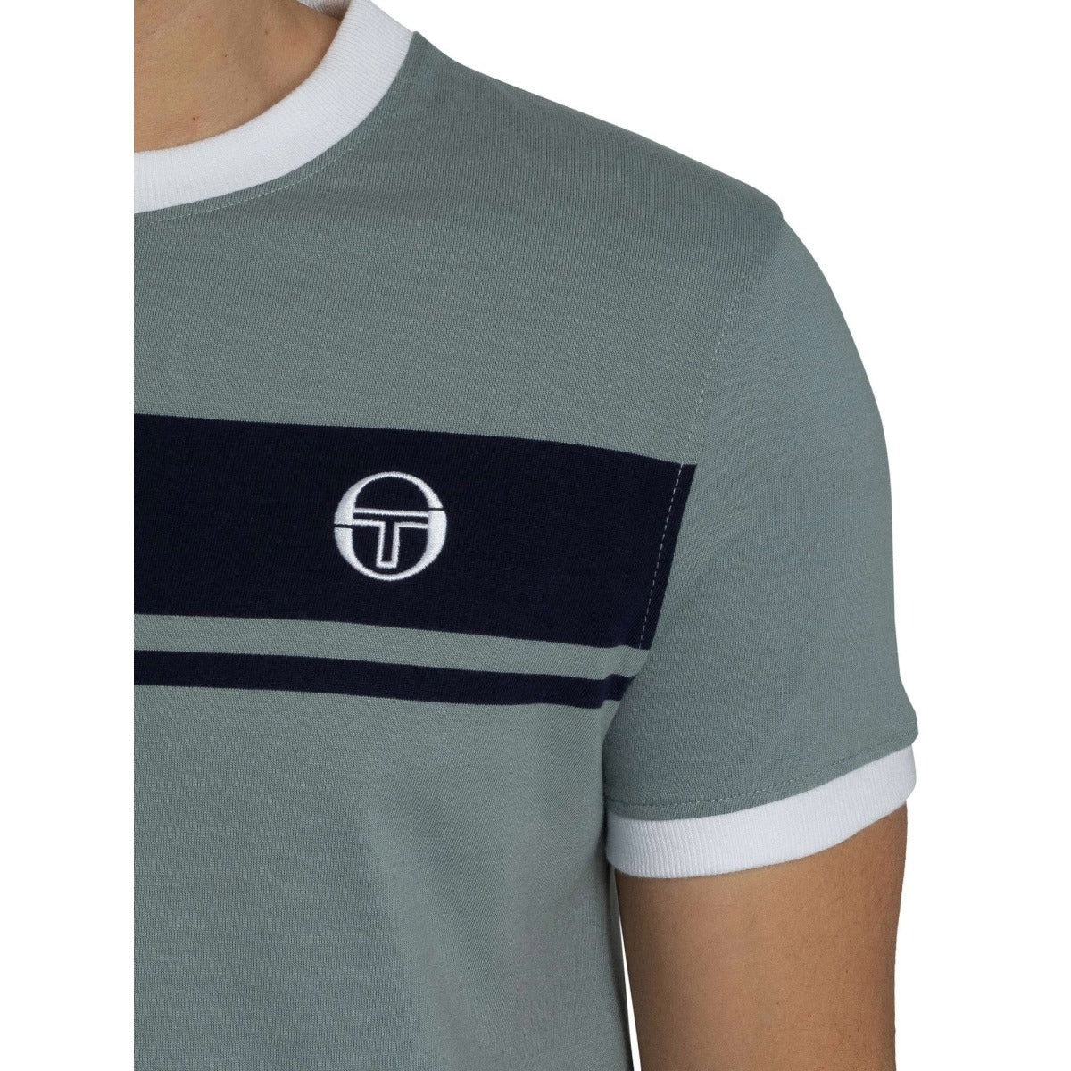 SERGIO TACCHINI MASTER CREW NECK T-SHIRT LEAD GREY