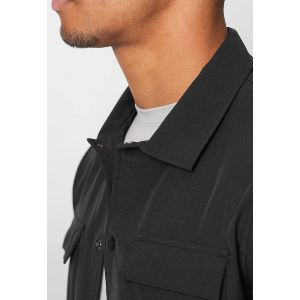 VALERE LUXE OVERSHIRT BLACK
