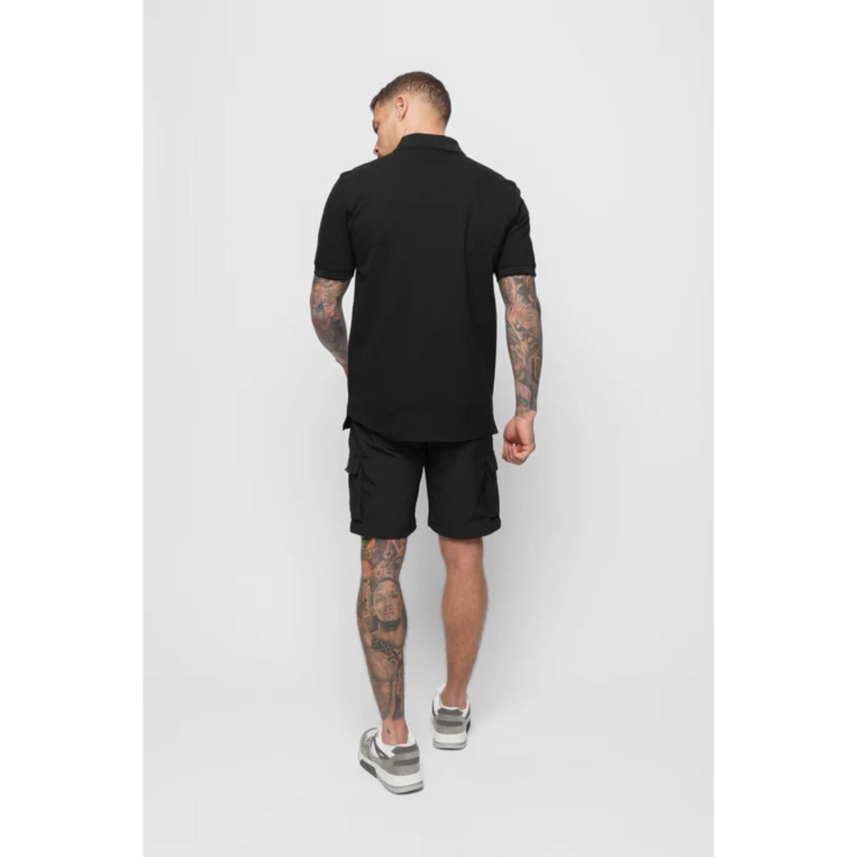 VALERE LUXE CARGO SHORTS BLACK