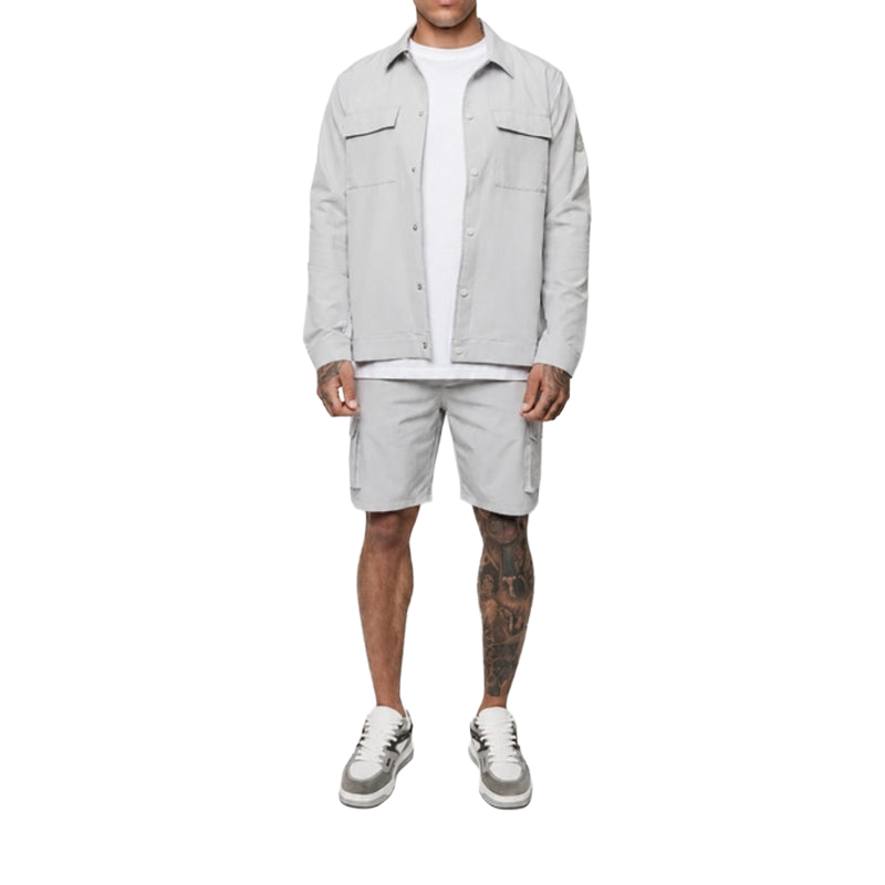 VALERE LUXE CARGO SHORTS GREY