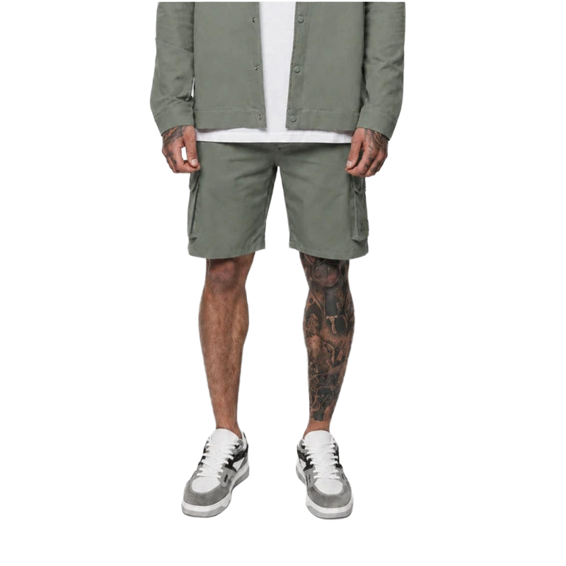 VALERE LUXE CARGO SHORTS KHAKI