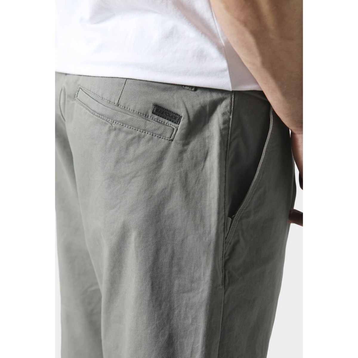 883 POLICE TYWYN CHINO SHORTS GREY