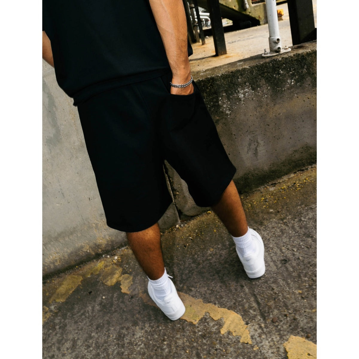 KORTSIIDE SUPERSTAR CLASSIC SHORTS BLACK